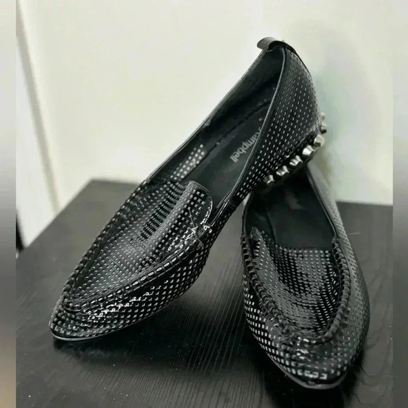 Jeffrey Campbell Shoes - Jeffrey Campbell Barnett Black Studded Loafer